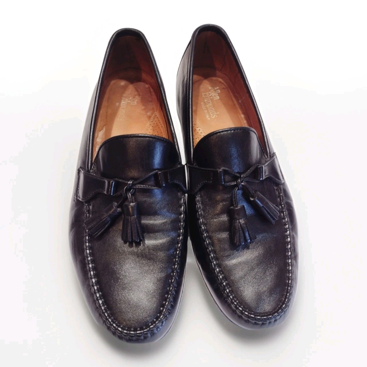 ALLEN EDMONDS URBINO Leather Loafers Shoes Mens SZ 10 D Italy HandCrafted Black Allen Edmonds Black Urbino Size 13 13 (46) | Mercari main image 3