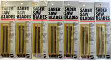PARKER MFG CO. SABER SAW BLADES S-7 High CARBON STEEL ~ 3-1/2" Long