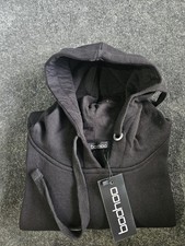 Boohoo Black Oversized  Hoodie Womens S/M Pullover Sweatshirt BNWT