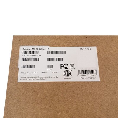 NOKIA FastMile 5G Gateway 12 Router Wi-Fi 7 TriBand 2+4+2