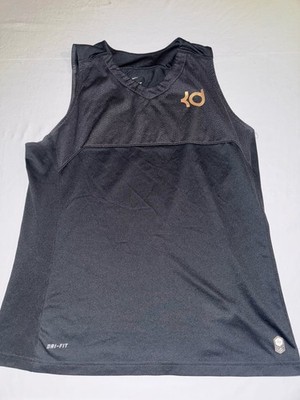 Nike KD Outdoor Tech Tank Top Men's XL Triple Black Dry Fit Jersey Kevin Durant