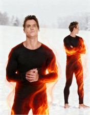 Men's Warm Thermal Underwear Set - Heavy Duty Fleece Lined Base Layer Long Johns