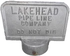 Vintage Lakehead Pipeline Company Sign / Anode Marker