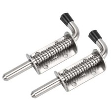 2pcs Spring Pin Latch Lock for Utility Trailer Tail Gate Loaded Heavy Duty USA
