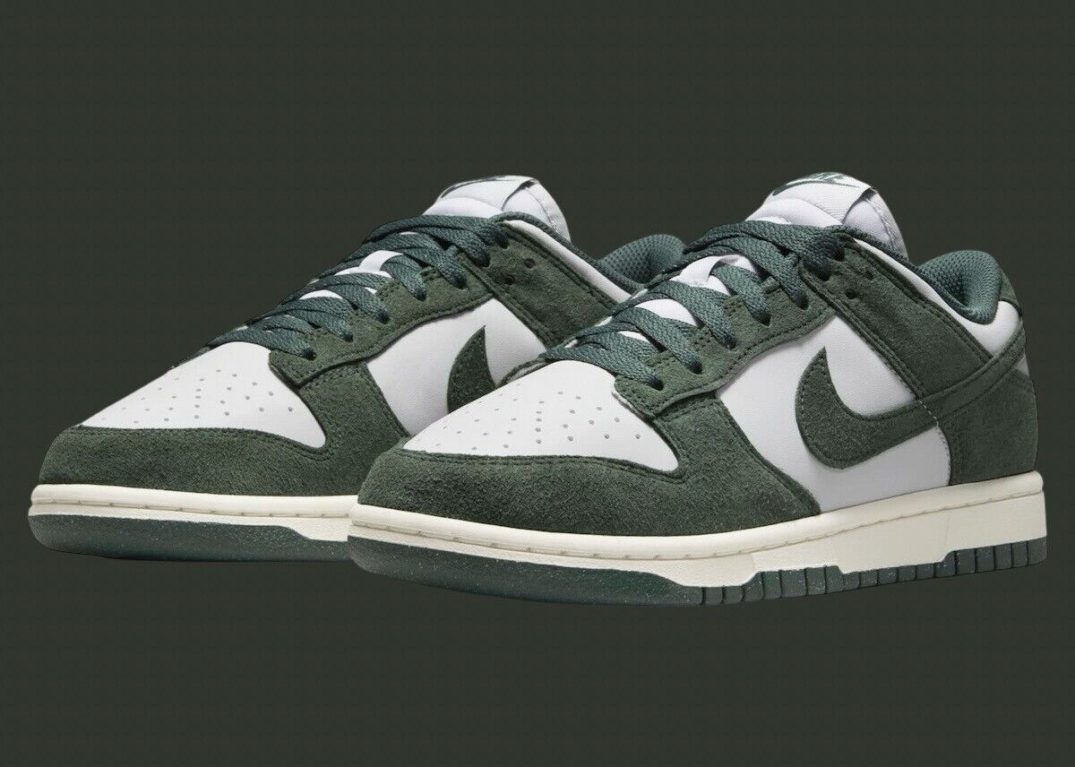 NEW Nike Dunk Low Next Nature 'Green Suede' | Women Sizes 5 NEW Nike Dunk Low Next Nature 'Green Suede' | Women Sizes 5