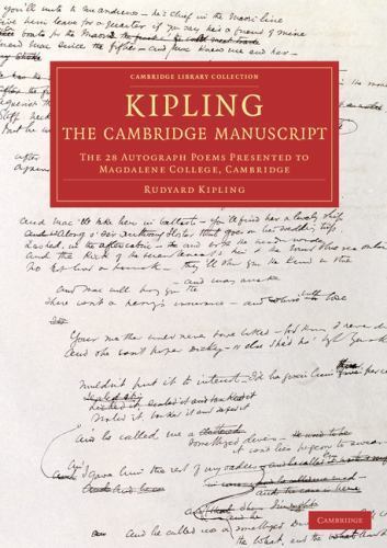 Kipling: The Cambridge Manuscript Kipling Paperback Cambridge University Press