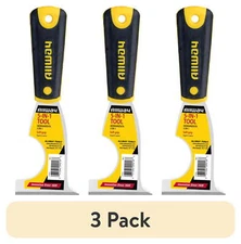 (3 pack) Soft-Grip 5-in-1 Painter's Multi-Tool with Steel Blade, 7.25in. x 2.5in