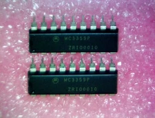 MC3359P Low Power-High Gain Narrowband FM IF. Motorola. NEW. 18 pin DIP. QTY=3.