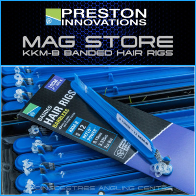 PRESTON INNOVATIONS MAG STORE KKM-B BANDED HAIR RIGS | NEW - ALL SIZES ...