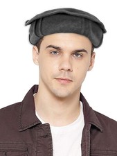 Handmade Unisex Woolen Pakol/Afghani Cap for Men and Women Set of 1 Free Size