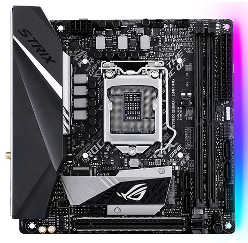 Ein Asus ROG STRIX B360-I GAMING LGA1151 Intel B360 DDR4 Mini-ITX Mainboard - Bild 2 von 4