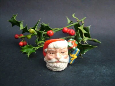 Royal Doulton 1990's Tiny Character Jug Santa Parcels Handle D7020 - Look in VGC