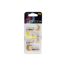 Fox Rage Micro Grub Tail Mixed UV Colour Pack LOADED Lure Baits - NMC042