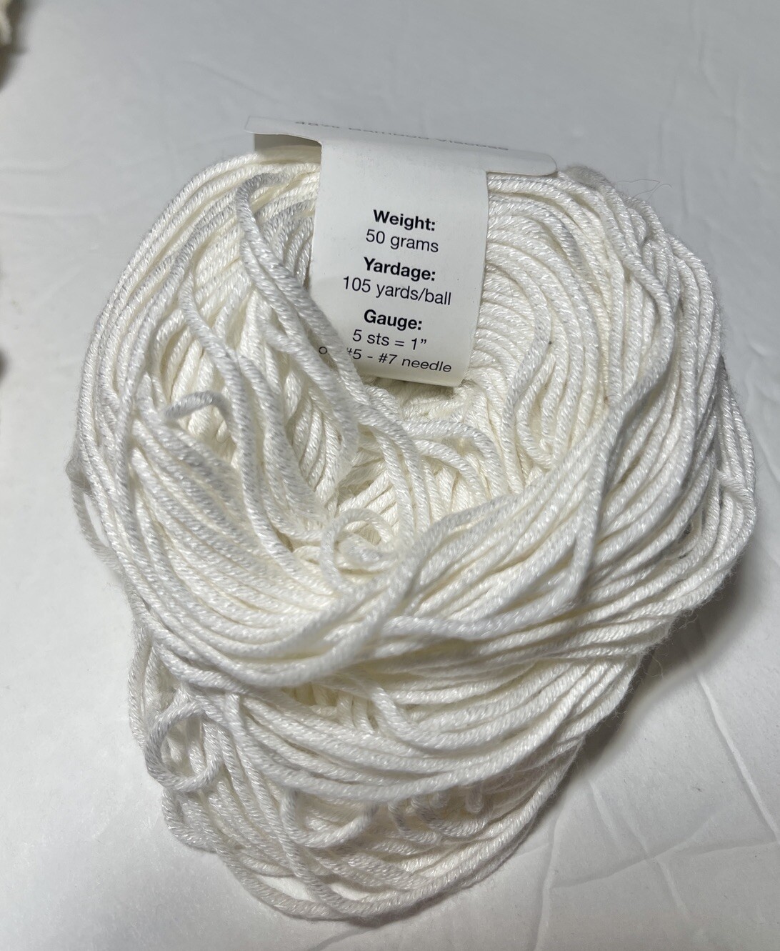 VALLEY YARNS SOUTHWICK COTTON. 1 Pk. Col 01. I Combine Shipping, Read Details.