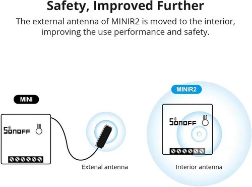SONOFF Mini R2 DIY Smart Wifi Switch 2-way Control For Alexa/Google Home eWelink - Picture 7 of 12