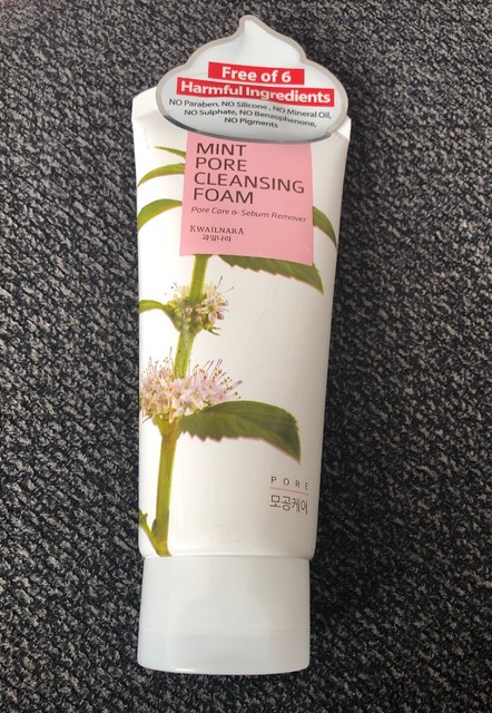 mint pore cleansing foam