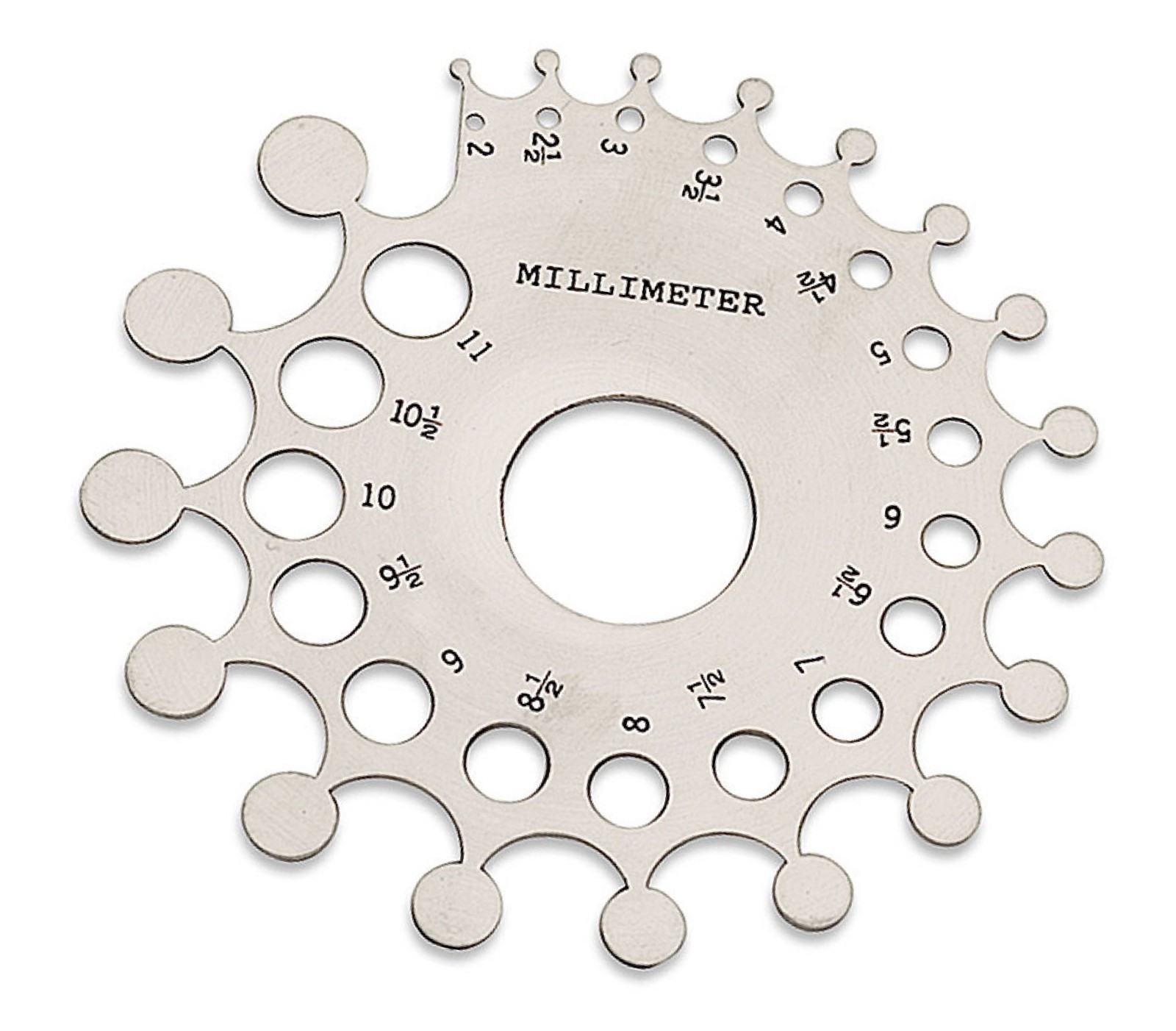 Diamond Gauge Baker Weight Estimator Carat MM Size Aluminum Mounting