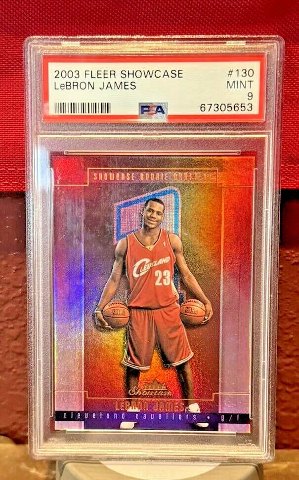 Cleveland Cavaliers - Lebron James Rookie Card /1000 - 2003 Fleer Showcase PSA 9