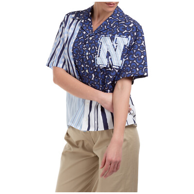 Neil Barrett short sleeve shirts women NCM295CBN153C 2622 classic neckline top