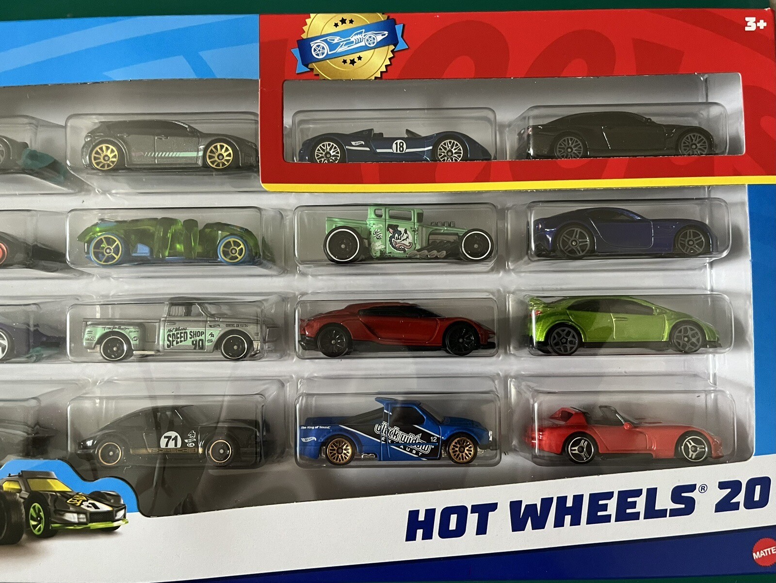 Hot Wheels 20-Car Gift Pack 2024 (H7045) OPEN BOX MISSING A CAR 