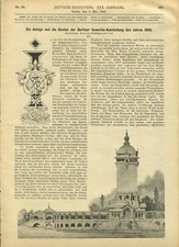 1896 Deutsche Bauzeitung # 38 Berlińska wystawa handlowa roku 1896