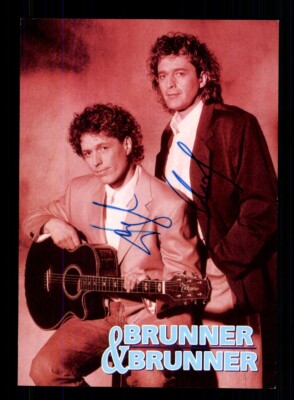 Brunner and Brunner Autograph Card Original Signed ## BC 202966
