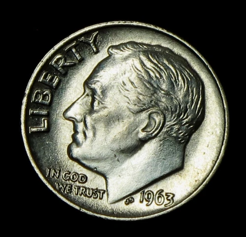 1963 Roosevelt Silver Dime Uncirculated (B434)