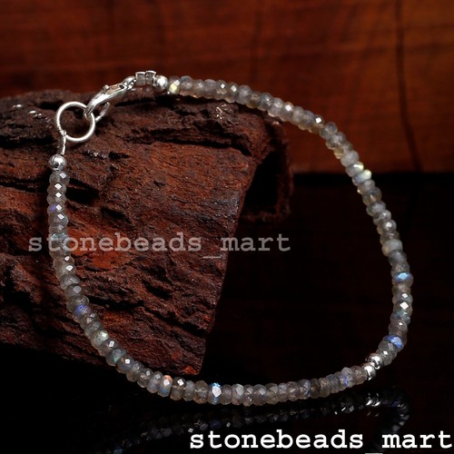 Pendentif Labradorite Argent 925 Forme goutte - Petit modèle - (EAN13 : 3660341700419) | Omsaé