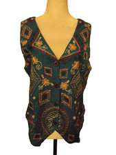Papaya Floral Vest One Size