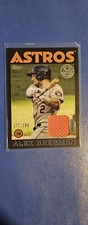 2021 Topps - 1986 Topps Baseball Relics Black #86R-AB Alex Bregman /199 (MEM)