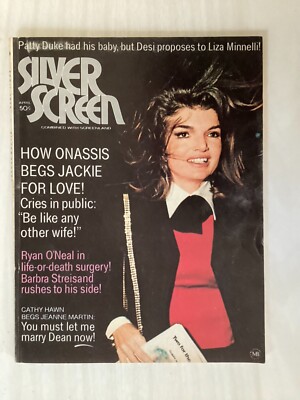 SILVER SCREEN - April 1972 - PETER DUEL, DIANA DORS, HOWARD HUGHES, LEE MARVIN