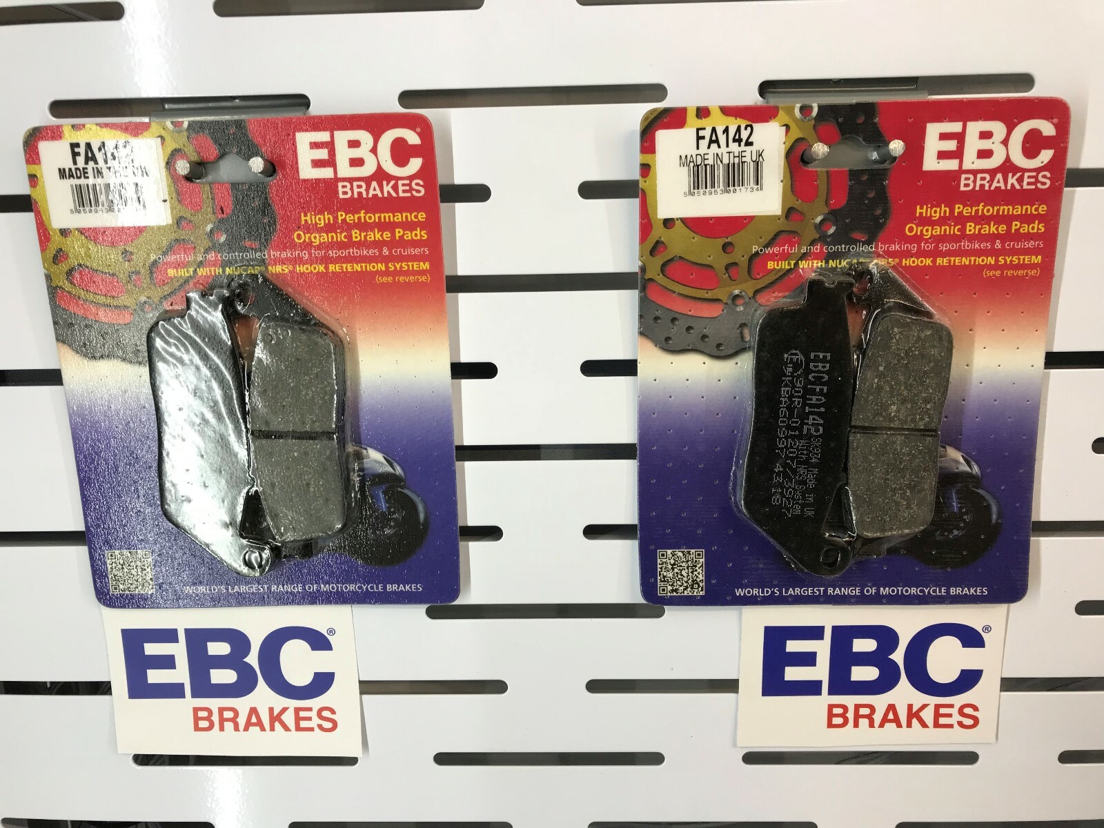 FRONT BRAKE PADS FOR 600 BANDIT SUZUKI 1995 TO 1999 EBC FA142