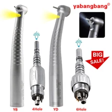 KAVO Style Dental Fiber Optic LED High Speed Handpiece / Quick Coupler 4/6 Holes