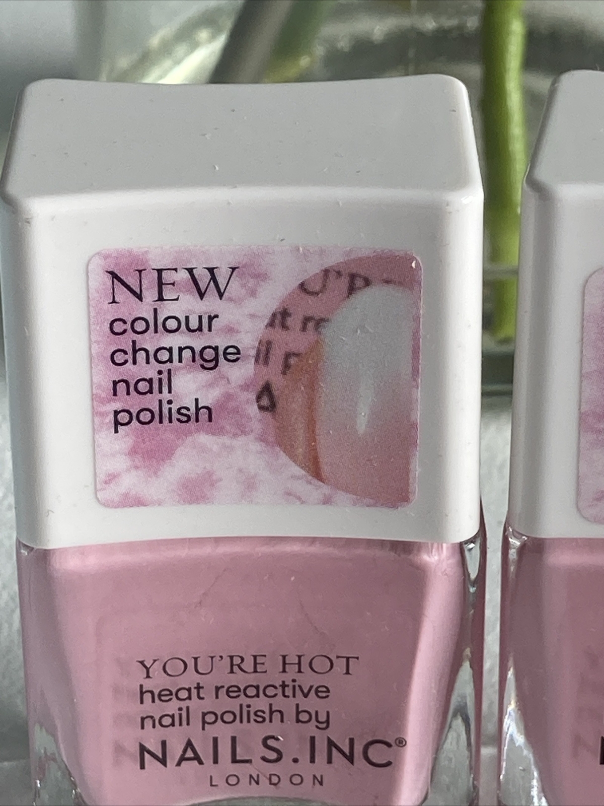 Nails Inc. Colour Changing Nail Polish Hotter Than Hot 14ml x 2 Pink to White eBay