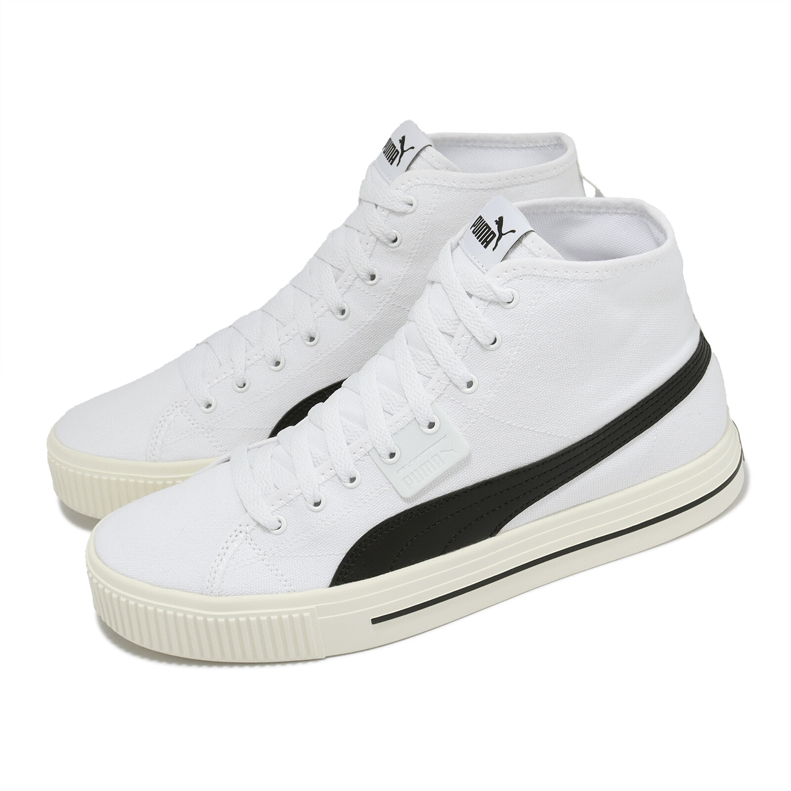 Puma Ever Mid Белая черная мужская повседневная обувь в стиле Лайфстайл, кроссовки 385847-01