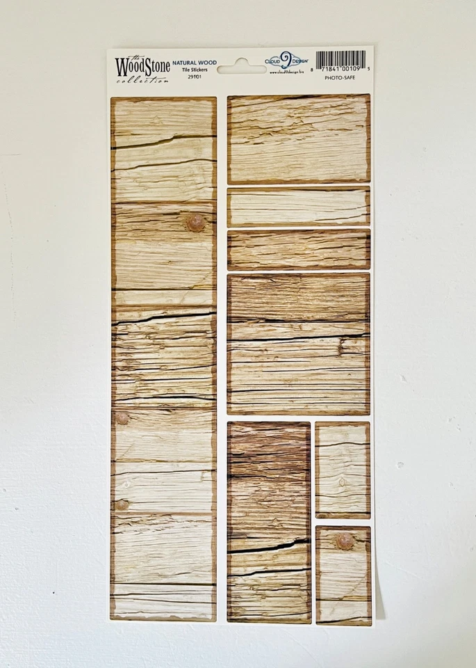 Pegatinas de azulejos Cloud 9 Designs The WoodStone Collection Foto 4 de 4
