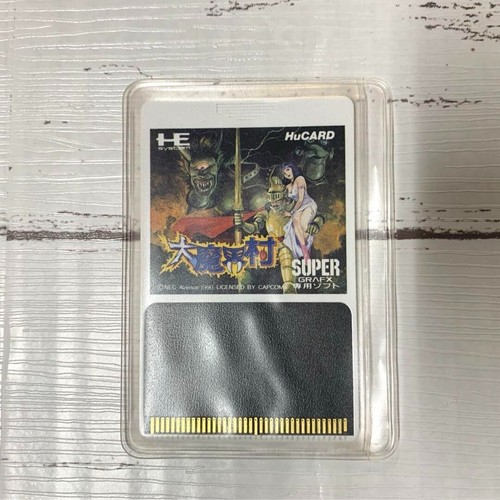 Daimakaimura Ghouls'n Ghosts PC Engine Super Grafx Hucard Used Tested Used - Picture 3 of 3