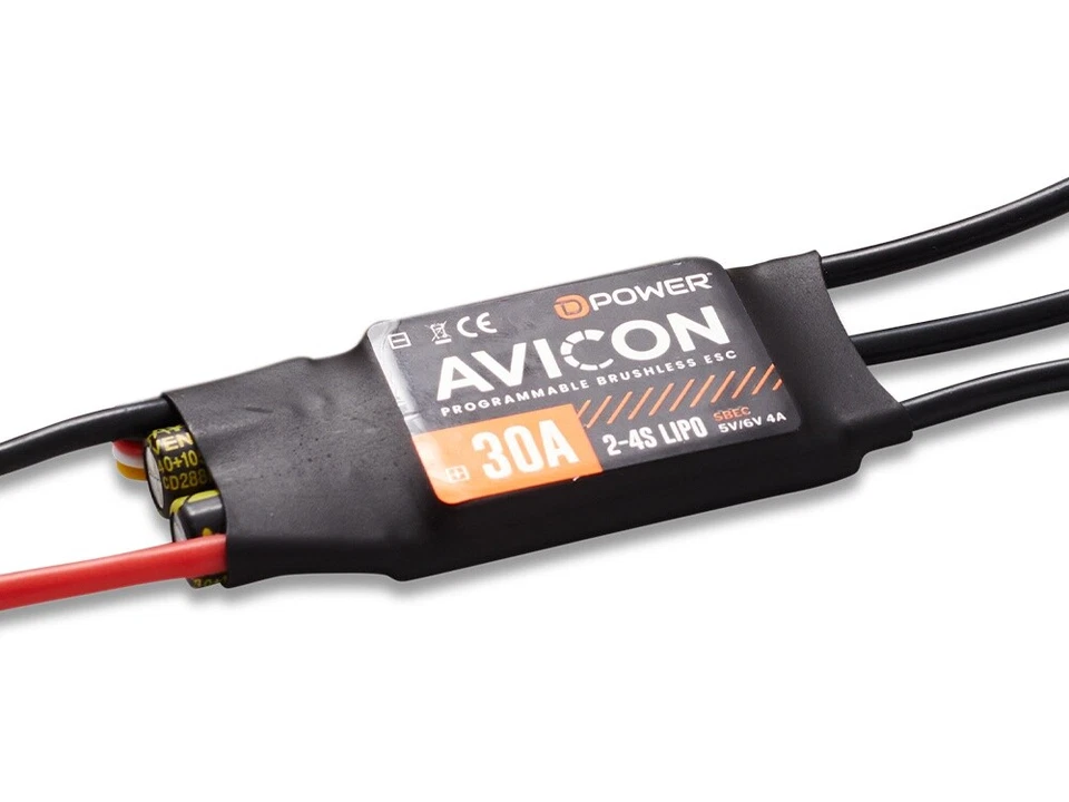 Flugregler ESC 15A 20A 30A 40A 60A 80A 100A SBEC auswählen D-Power AVICON Serie - Bild 4 von 4