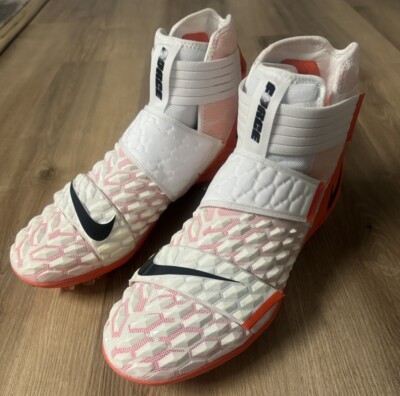 Nike Force Savage Elite TD 2 P Football Cleats Orange White  display picture 2