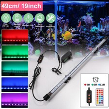 Aquarium Underwater Fish Tank RGB LED Light Submersible SMD Strip Lamp Remote US