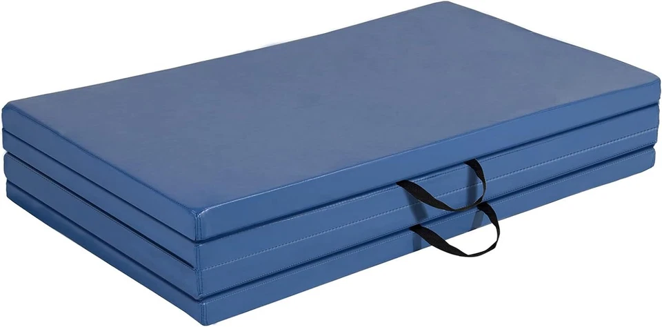 Polar Aurora 4'x10'x2 Grueso Plegable Gimnasia Ejercicio Estera Aeróbicos Estiramiento Foto 2 de 4