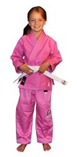 Fuji Kids Childrens All Around Brazilian Jiu Jitsu Gi Jiu-Jitsu BJJ - Pink