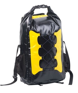 Sac A Dos Trekking Etanche En Toile De Bache 30 L Coloris Jaune