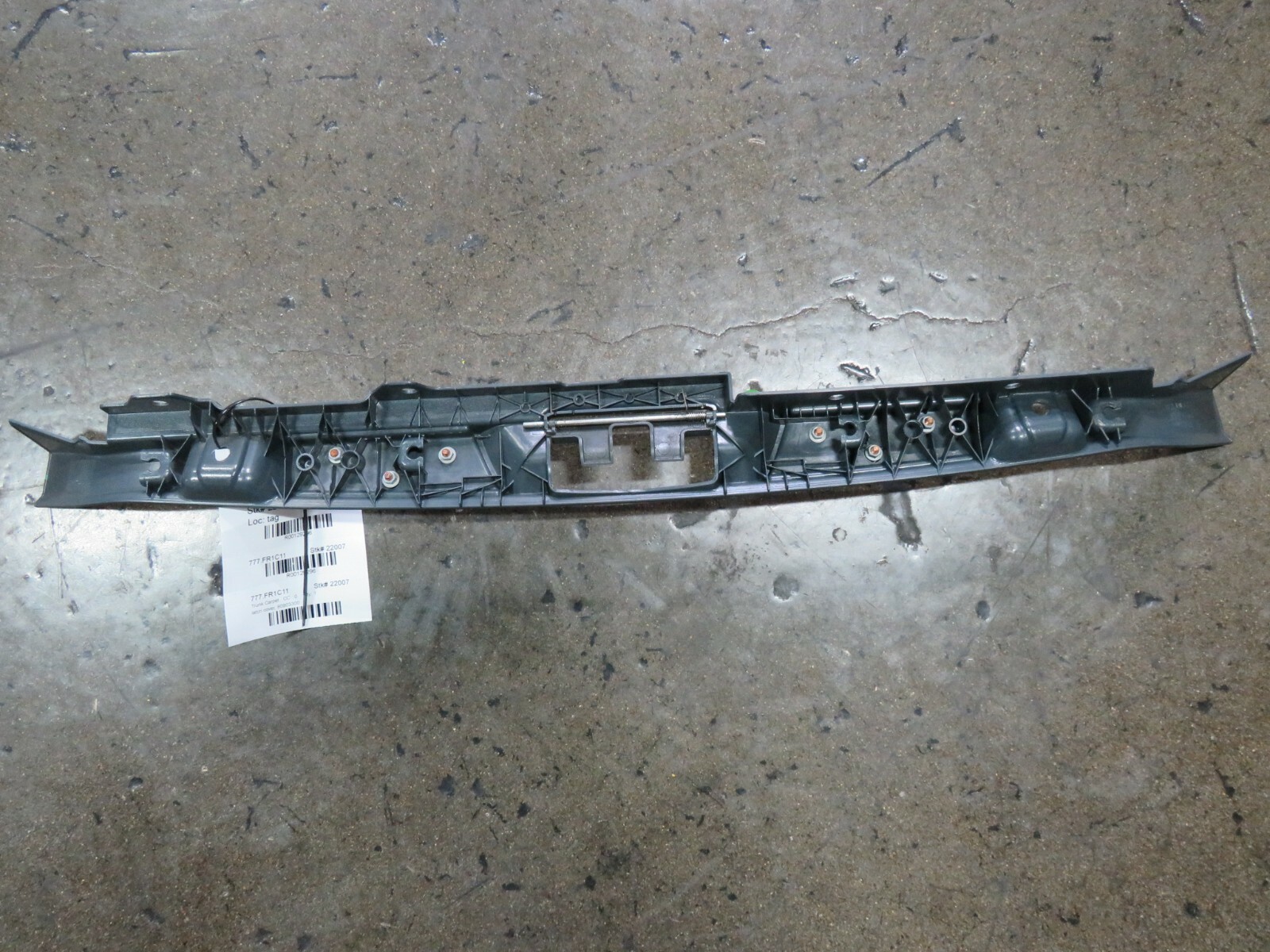 Ferrari California, Trunk Latch Cover, Used, P/N 82852900