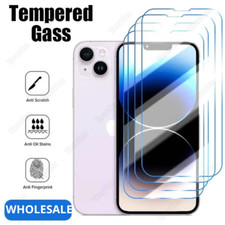 Tempered Glass Screen Protector Lot For iPhone 16 15 14 13 12 11 X XS XR 8 7 6