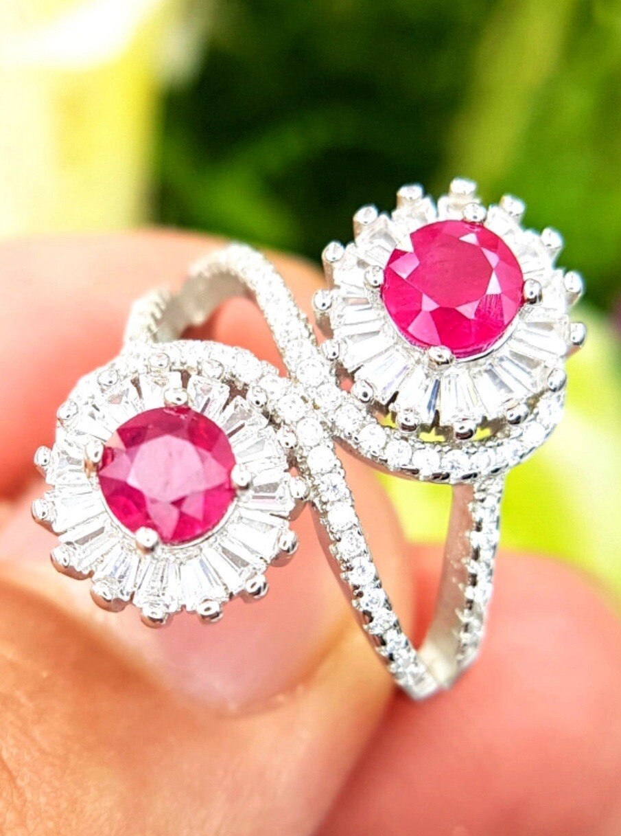 Beautiful Ruby Gems Ring - image 3