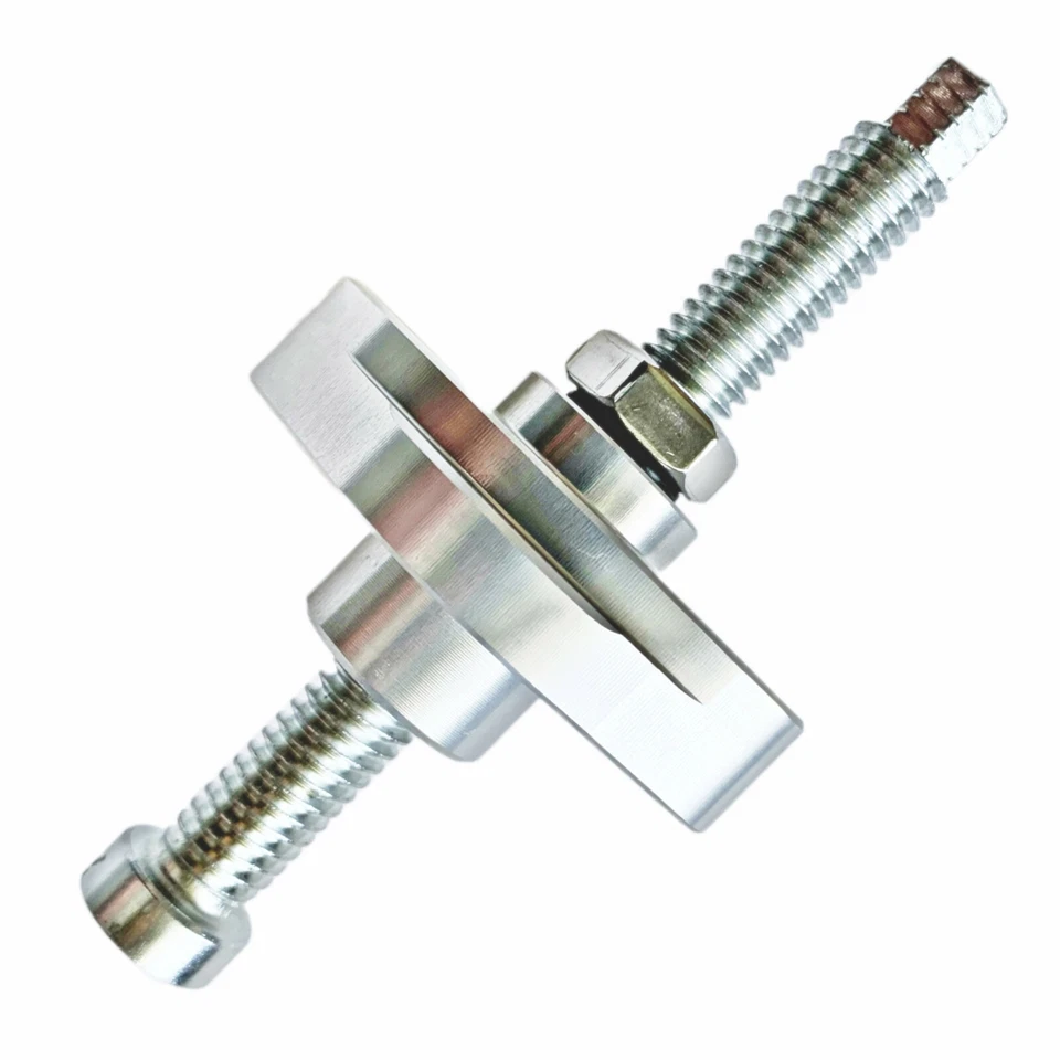 MANUAL CAM CHAIN TENSIONER SILVER 1978-2005 KAWASAKI 250 KLR250 KL250 KLR KL T10 - Image 4 of 4