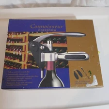Connoisseur Corkscrew Wine Bottle Opener, Easy Open Wine Cork Opener