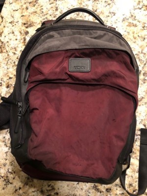 second hand tumi backpack Pre-owned TUMI Diligence Laptop Backpack Color: PORT-STEEL Retail: $295