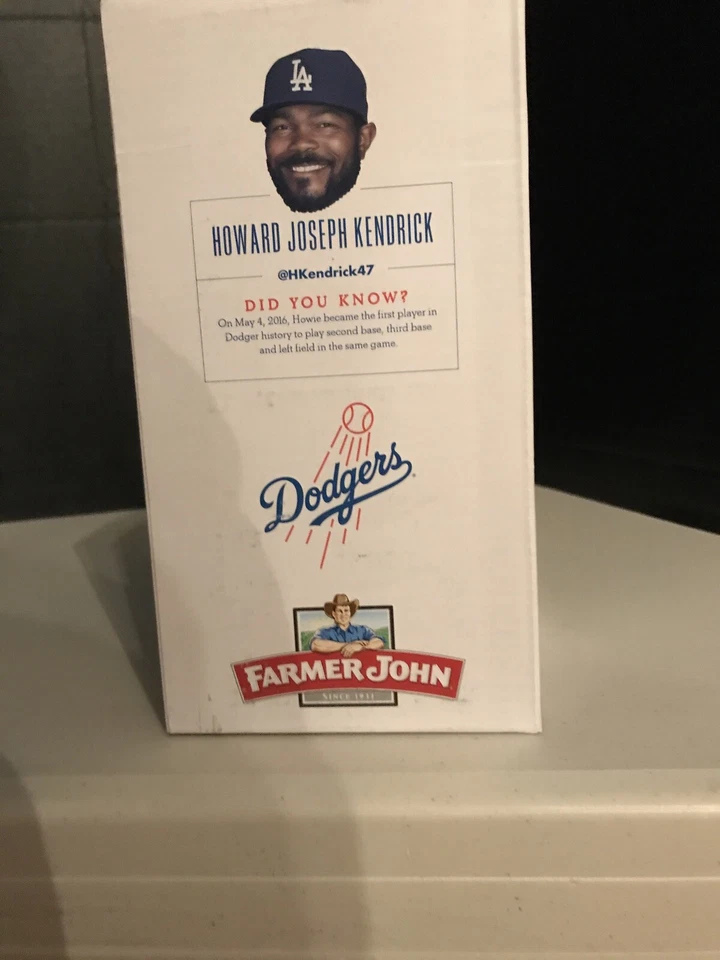 HOWIE KENDRICK LOS ANGELES DODGERS BOBBLEHEAD NEW IN BOX - Image 2 of 4